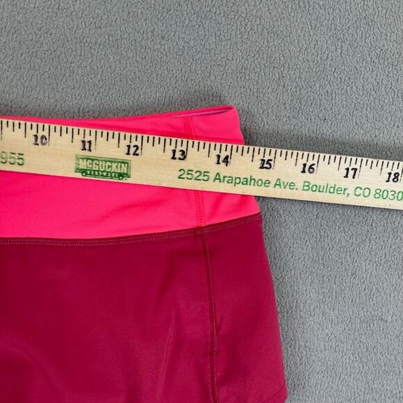 Lululemon Shorts Womens 4 Pink Speed Up Low Rise Lined Running Workout Fitness - Picture 8 of 12